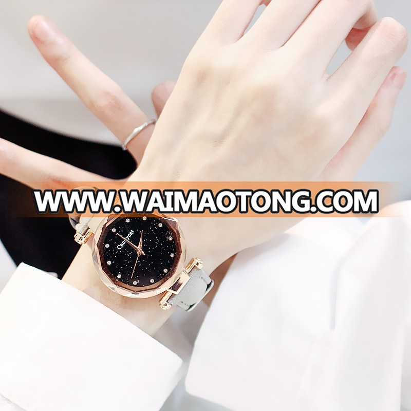 6 Color Watch Actress Empty Rhinestone Women's Fashion Trend Belt Waterproof Quartz Watch Fashion & Casual Women Watch