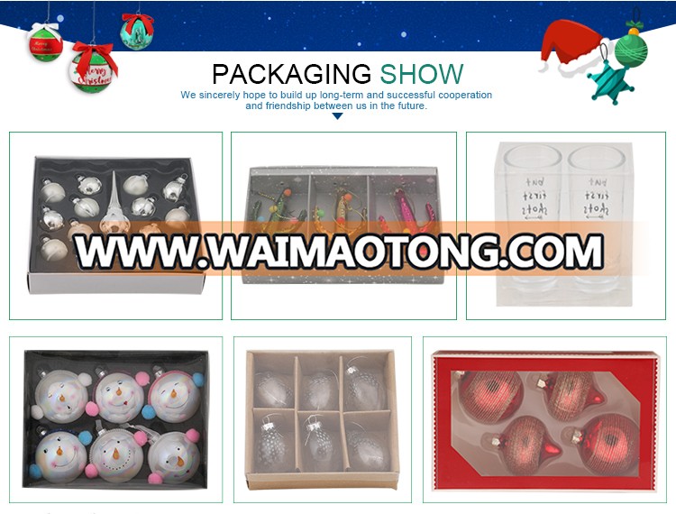 Wholesale Hanging Christmas Decorative Glass Ball