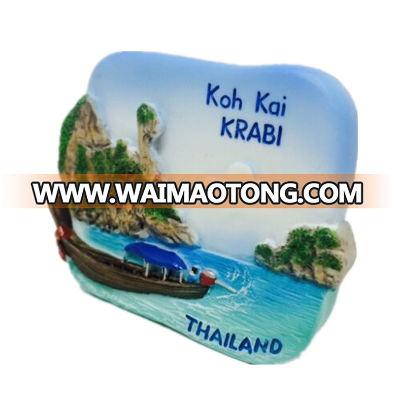 Thailand Resin Fridge Magnet Collectible Souvenirs Tourist Gift