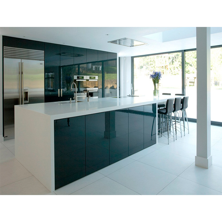 Tip-on kitchen cabinet Modern Simple Australian Style Kitchen Furniture Lacquer Kitchen Cabinets