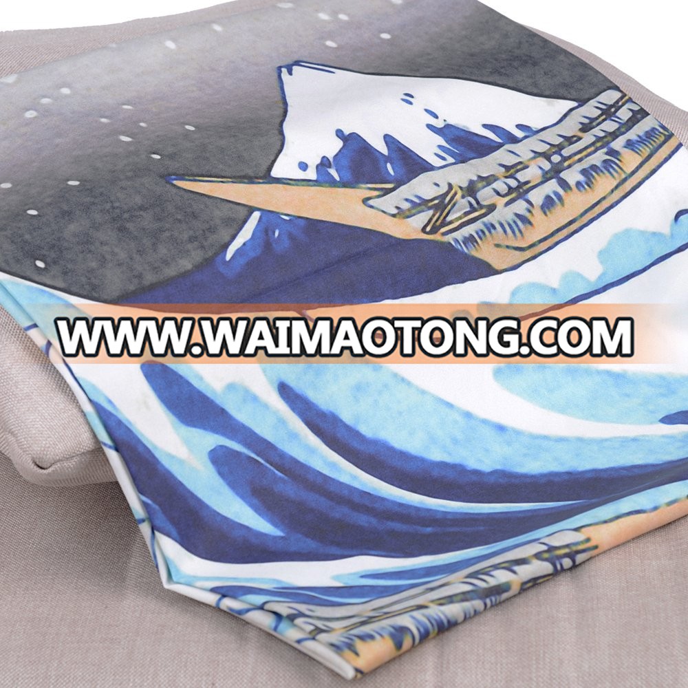 Custom Art Nature Great Wave Kanagawa Tapestry