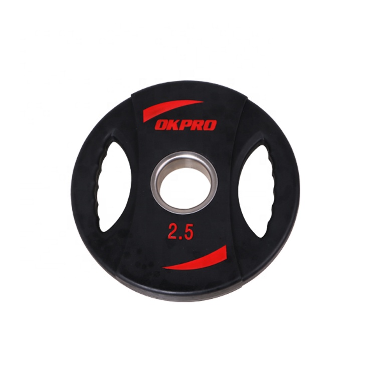 Weightlifting Plates Fitness 20kg Rubber Gym Weight Plate