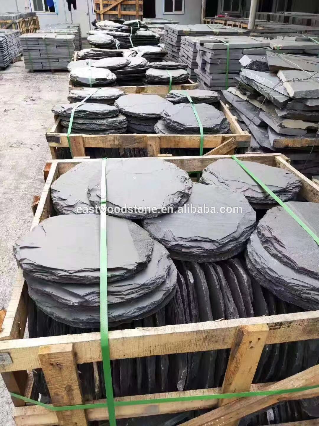 China Black slate tiles for floor