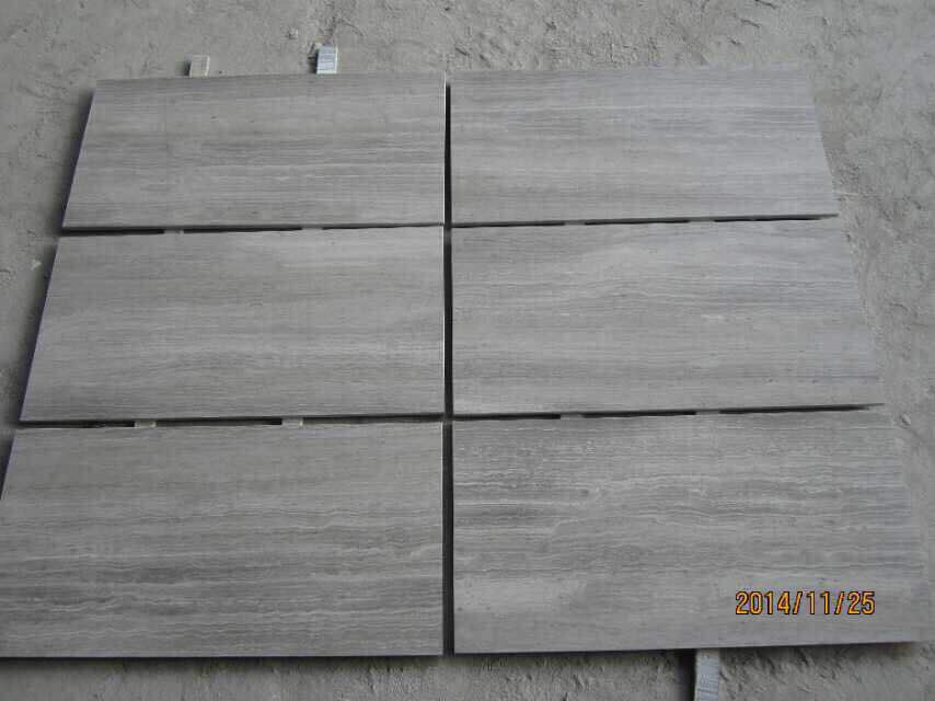 White&grey wood vein marble