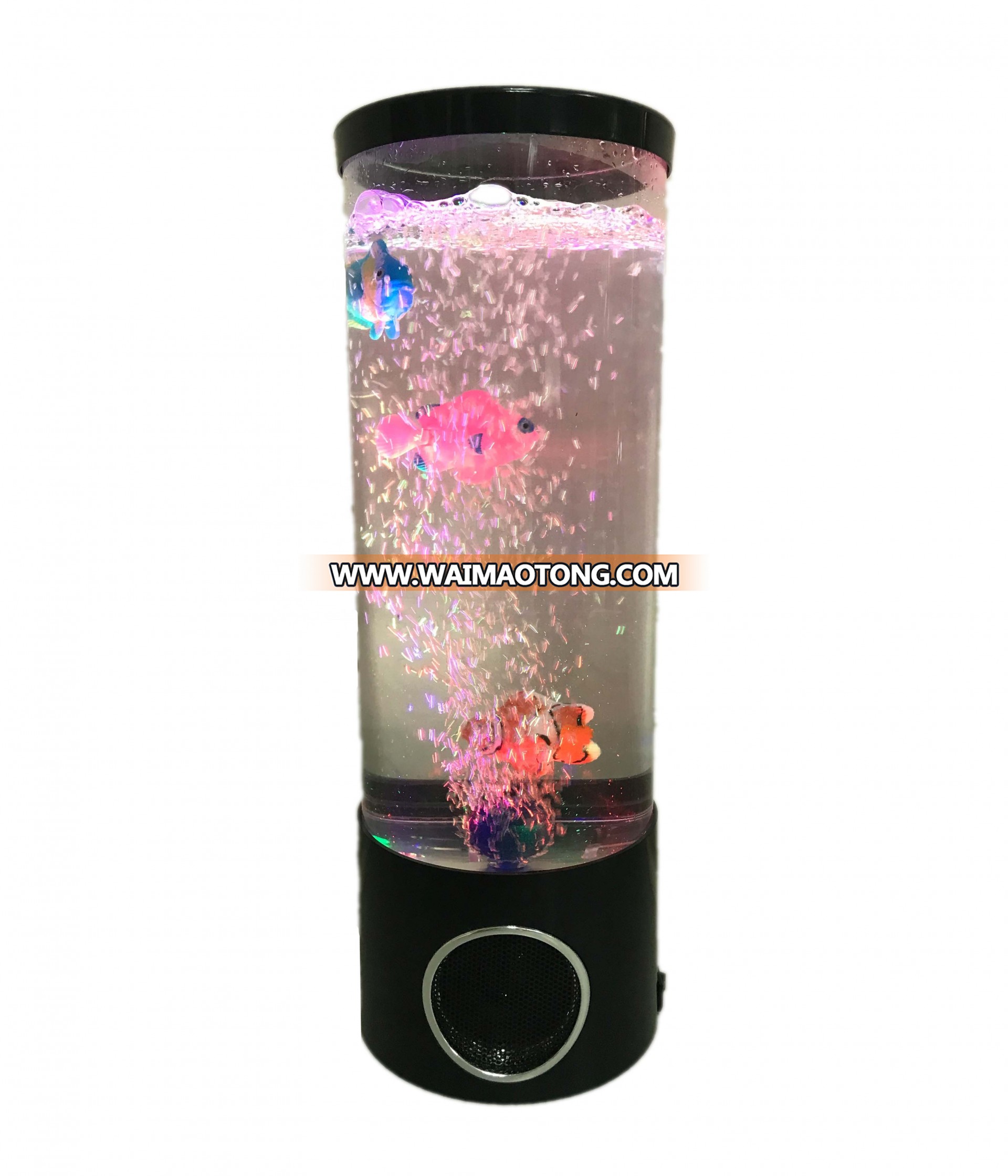 11" LED COLOR CHANGING JELLYFISH BLUETOOTH SPEAKER LAMP