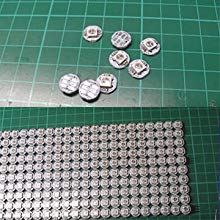 100pcs WS2812B Addressable LED  Pixel light SMD 5050 RGB on Heat Sink PCB Board