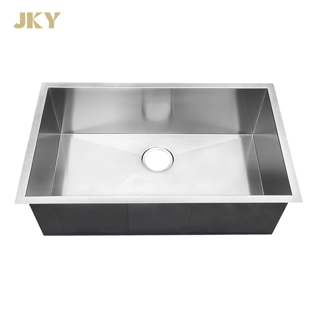 Hot Sale 32 Inch Single Bowl Undermount Stainless Steel Sink Handmade