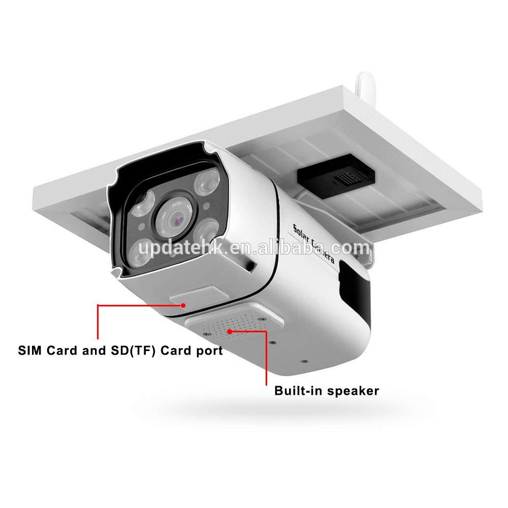 Waterproof Wireless Rechargeable Battery Night Vision Motion Detection Outdoor Security Solar Power IP 4G Camera