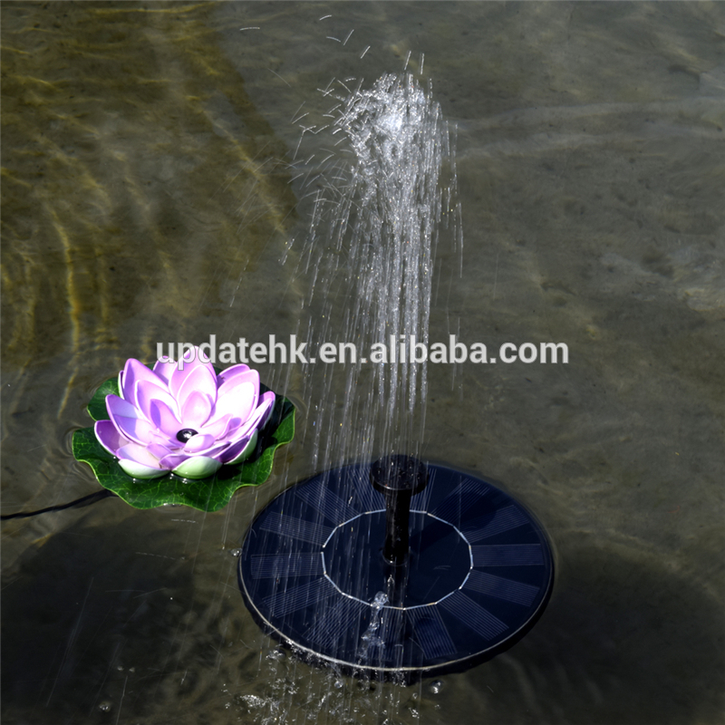 Courtyard Water Sumerged Ornaments Floating Pump Solar Powered Fountain Garden Pond Aerator