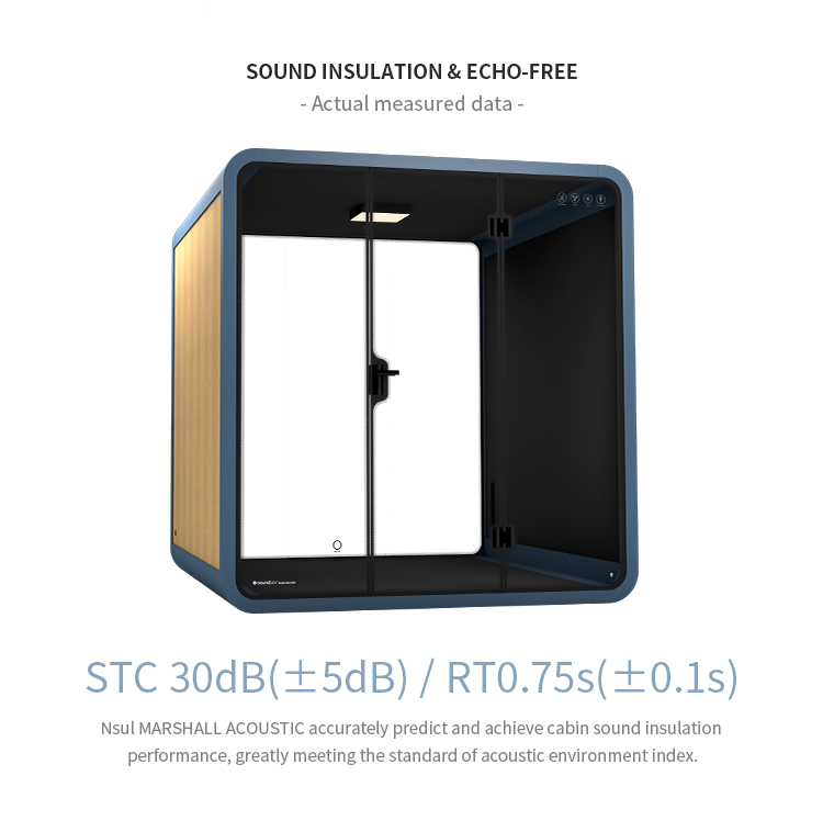 Sound isolation booth easy install one-person live broadcast recording studio phone booth