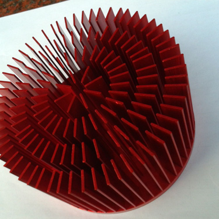 Presspin aluminium heatsink for power leds