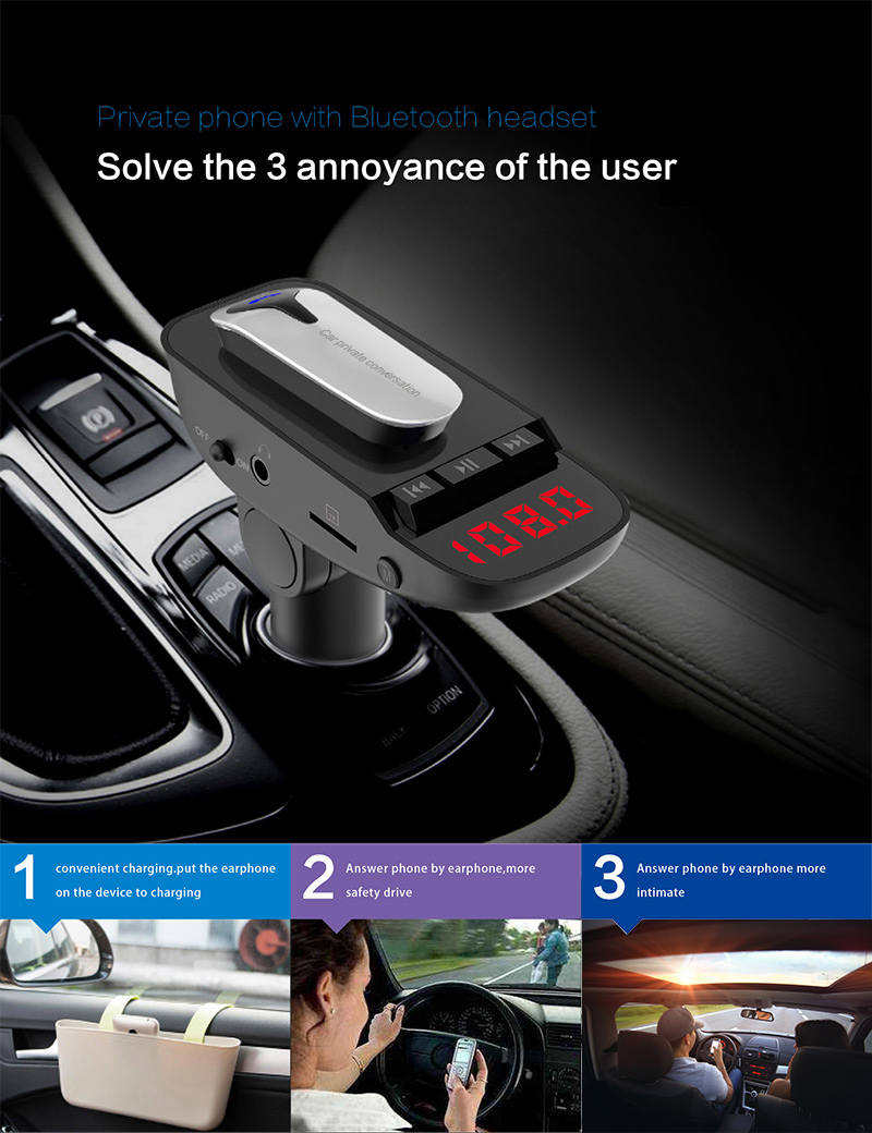 best quality bluetooth wireless fm transmitter mini car mp3 player