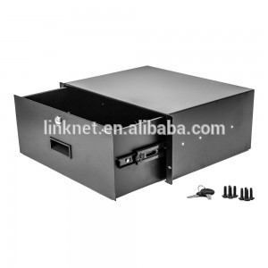 19 inch rackmount 1U sliding network cabinet drawer