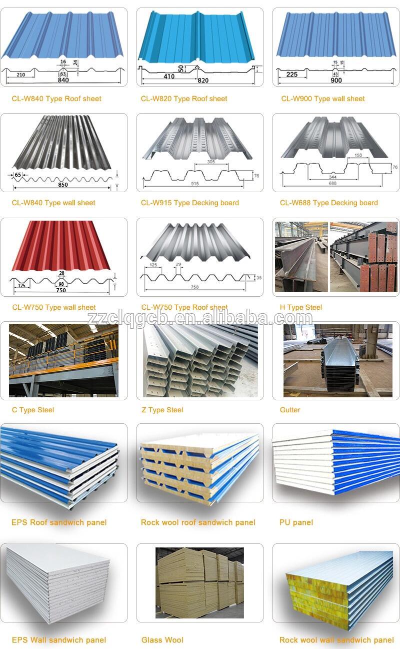 Canglong Steel structure building warehouse workshop hangar design and sale