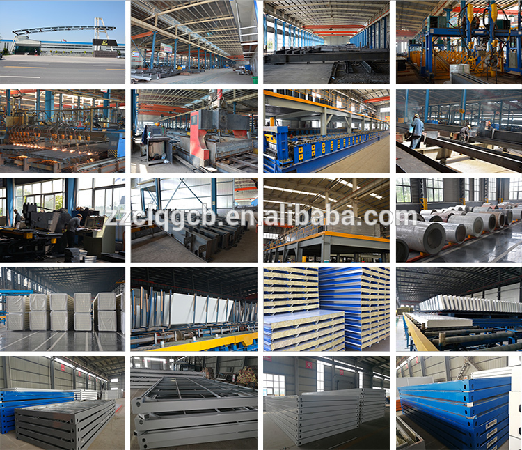 Installing steel structure office building for supermarket/shopping mall and plaza