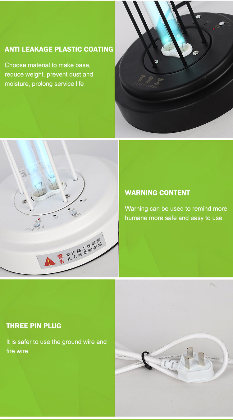 Chinese restaurant hotel iron 99% sterilizing 38w sterilizing lamp