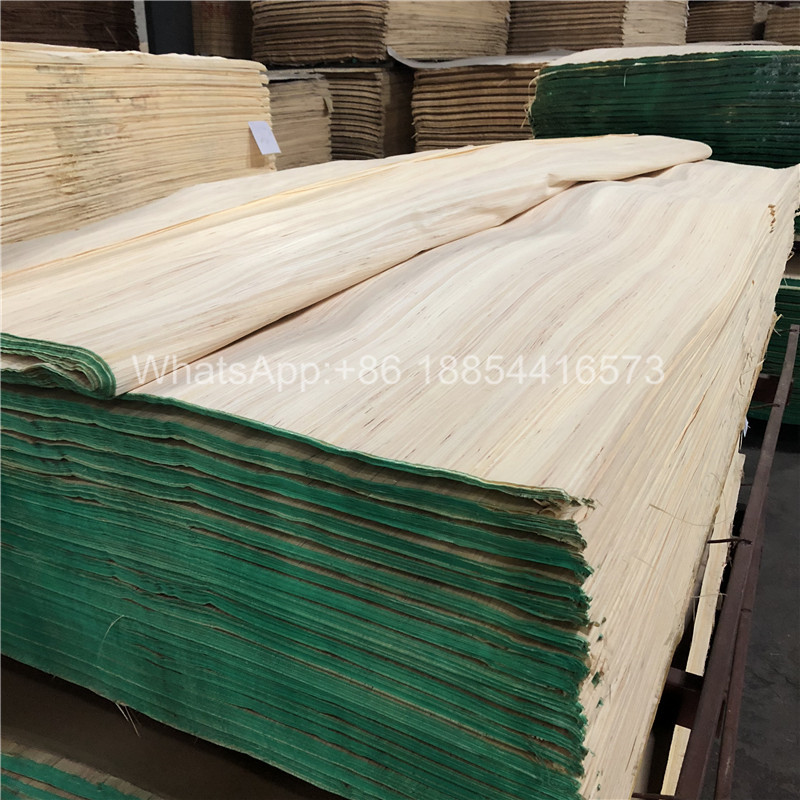 Recon white veneer India market 4*8 ft engineered wood veneer