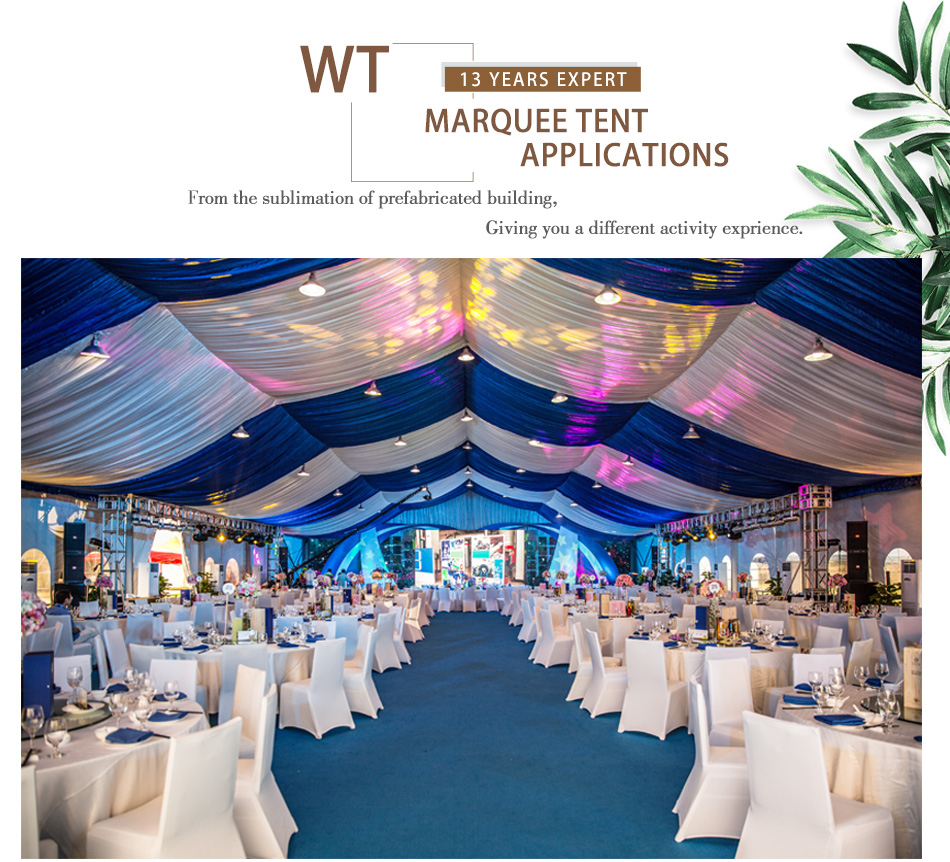 Marquee tent event party wedding tent with pvc for sale for over 5000 people