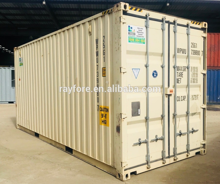 Cargo worthy 20HQ 20HC 20ft High Cube Used Dry Shipping Container