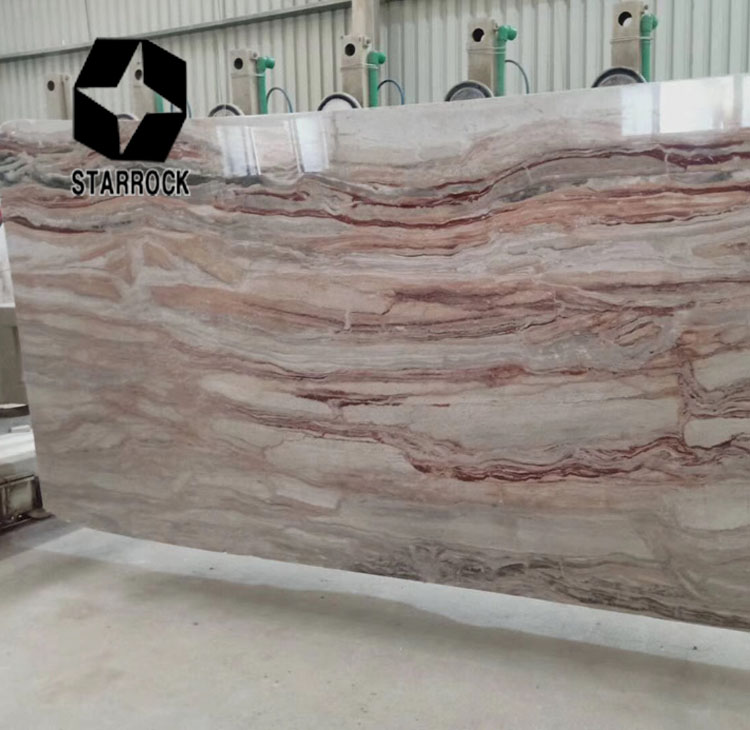 Italian Luxury Natural Polished Monica Red Marble Prices For Floor Tiles  And Big Slabs