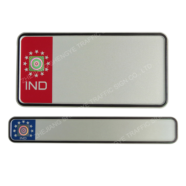 Cheap custom reflective license plates number plate blank metal car plate