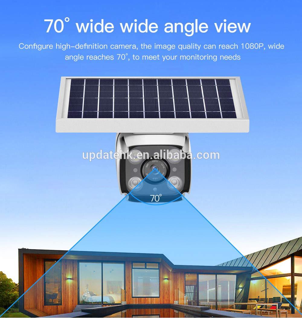 Waterproof Wireless Rechargeable Battery Night Vision Motion Detection Outdoor Security Solar Power IP 4G Camera