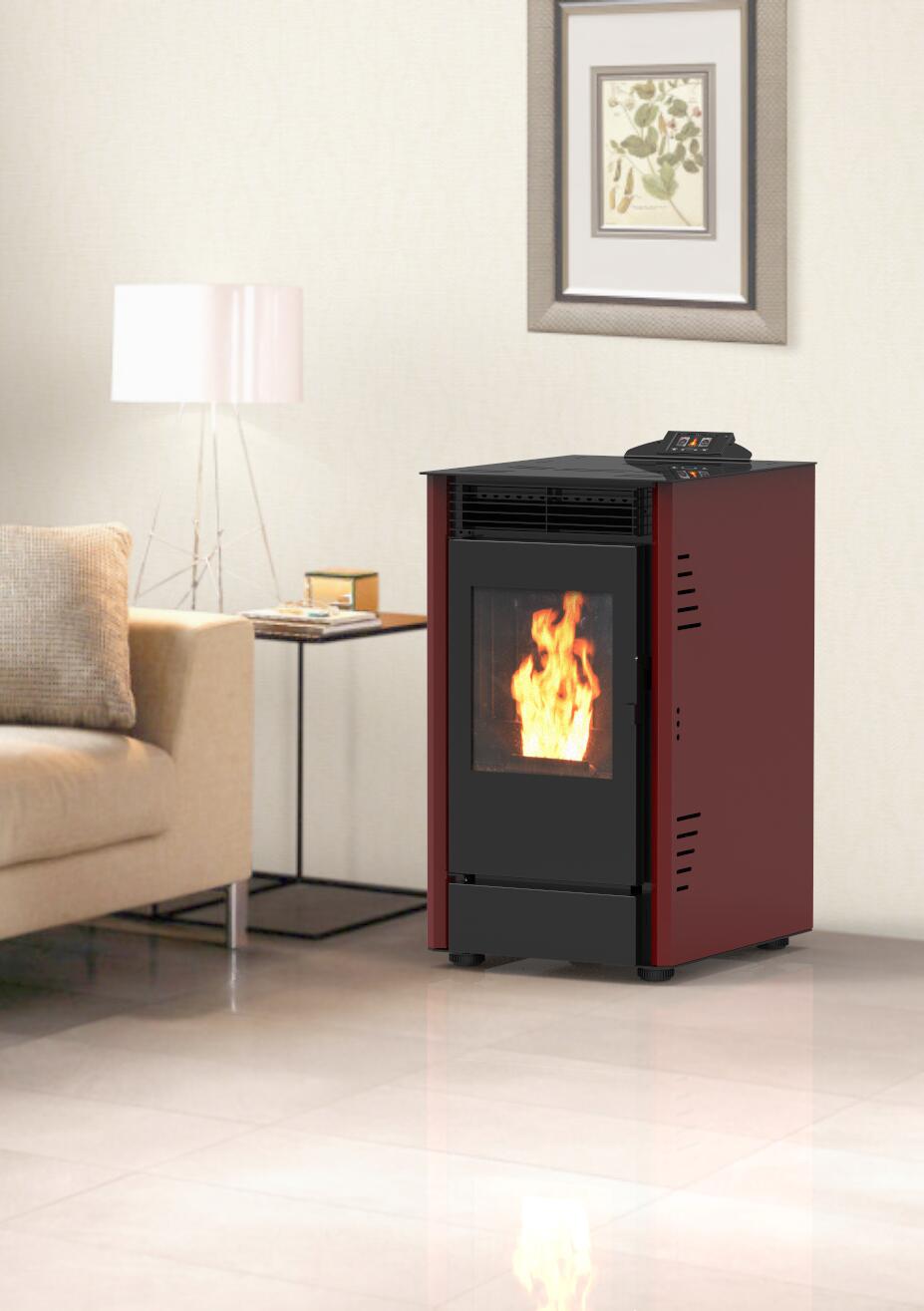 Portable mini pellet stove for small room