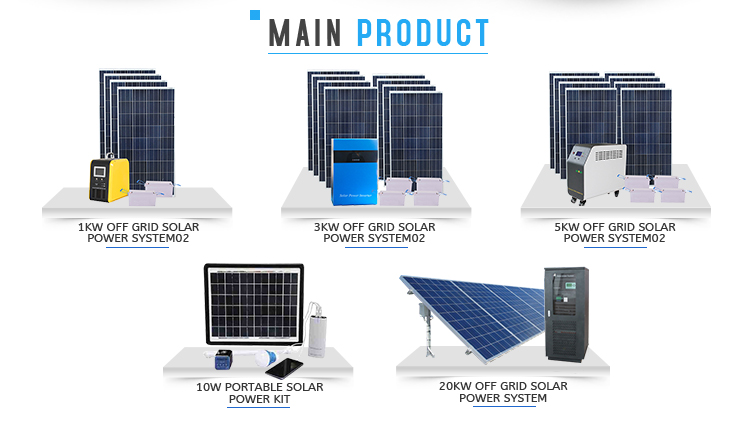 Hot Selling High Quality Solar Power System Home 10kw Off Grid