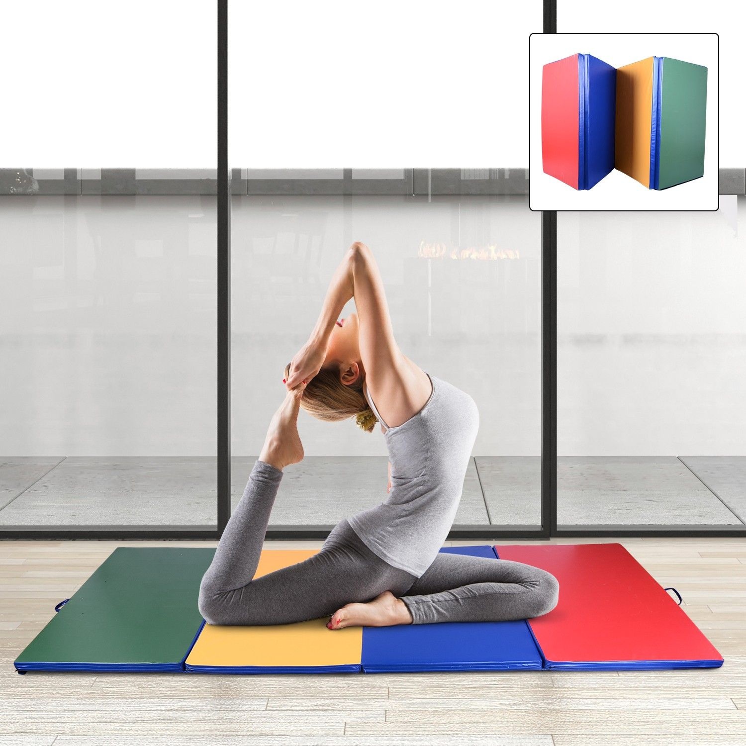 Folding Portable Exercise Gymnastics Mat