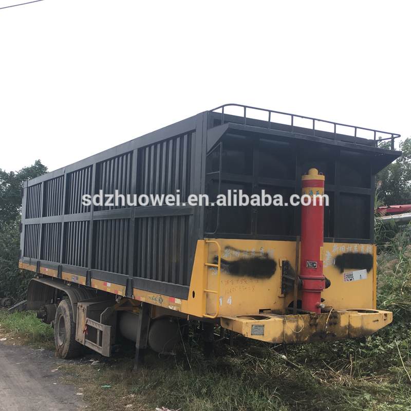 Used Refurbished 40CBM Tipper Semi Dump Dumper Trailer For Sale