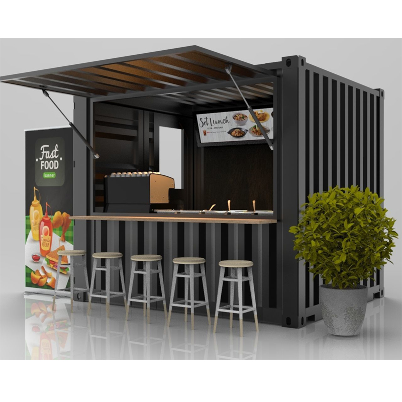 Newest Customized Coffee Bar Coffee Kiosk Outdoor Furniture Design For Shopping Mall