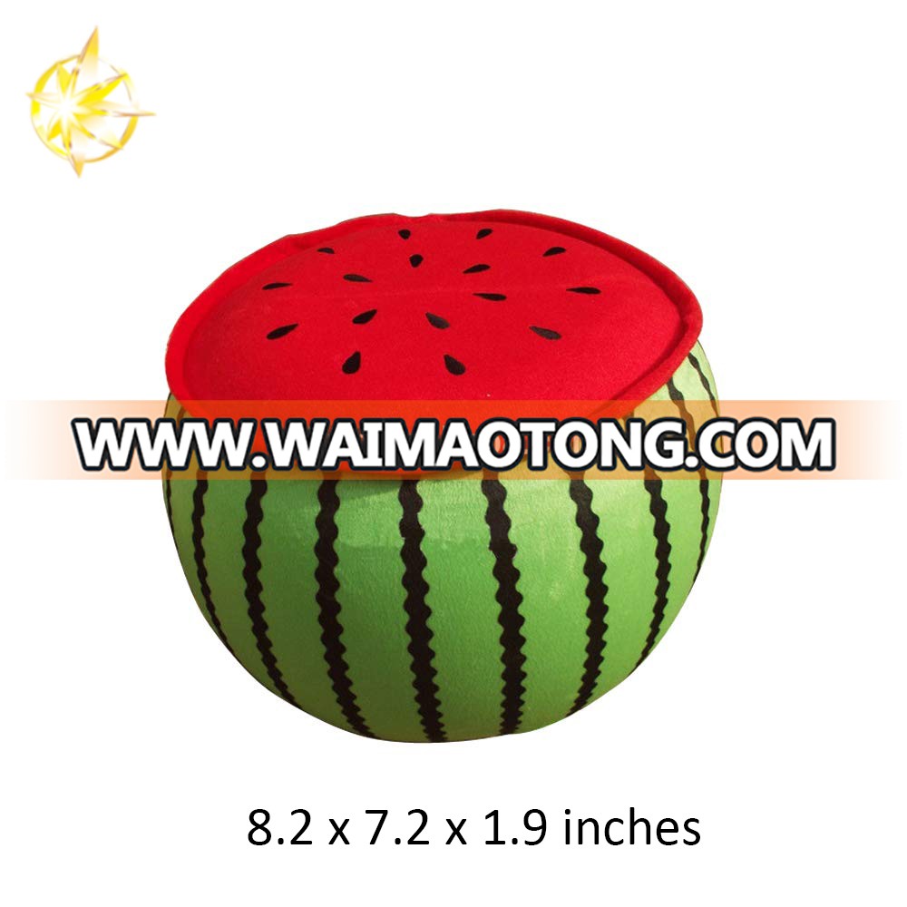 Inflatable watermelon cartoon plush stools folding stool sofa for home chair