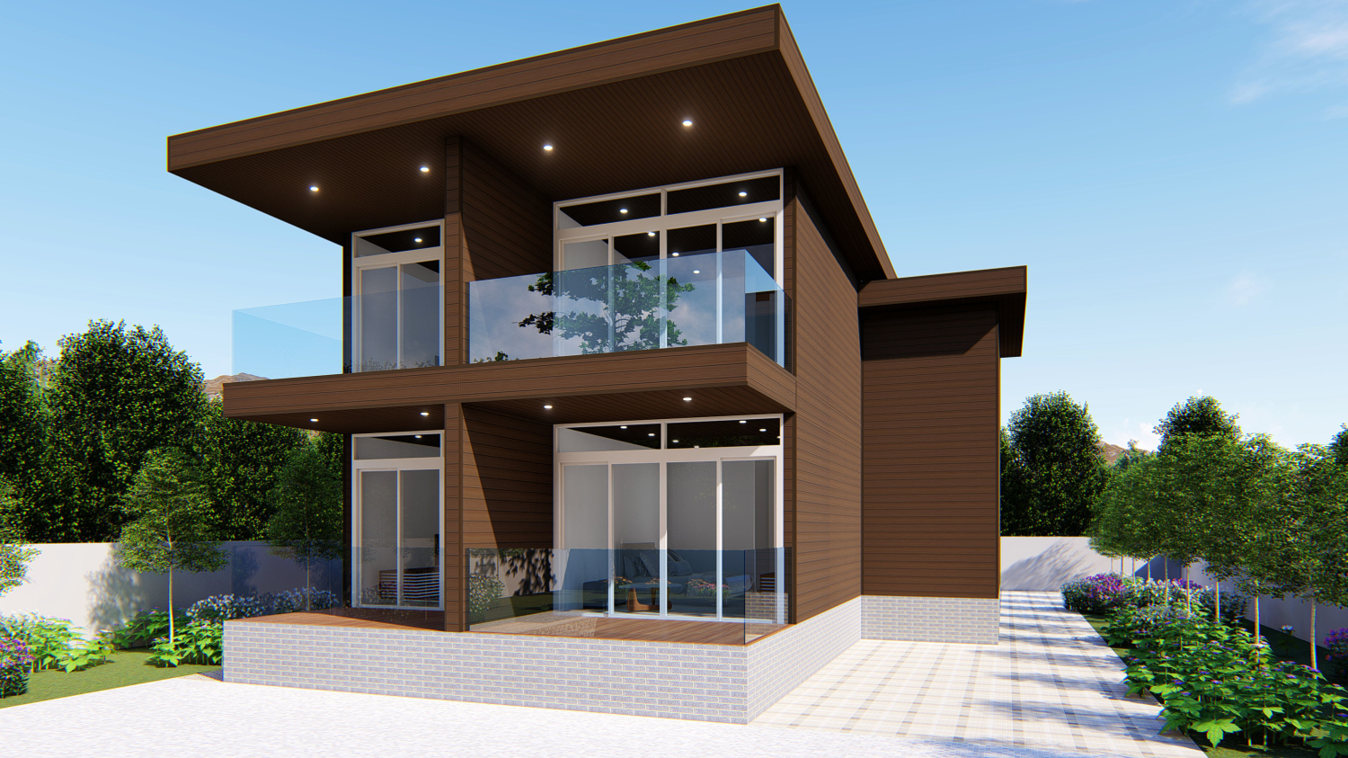 light steel  structure prefab luxury villa with excellent quality for living