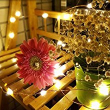 solar powered sting lights indoor outdoor waterproof solar decoration light patio balcony