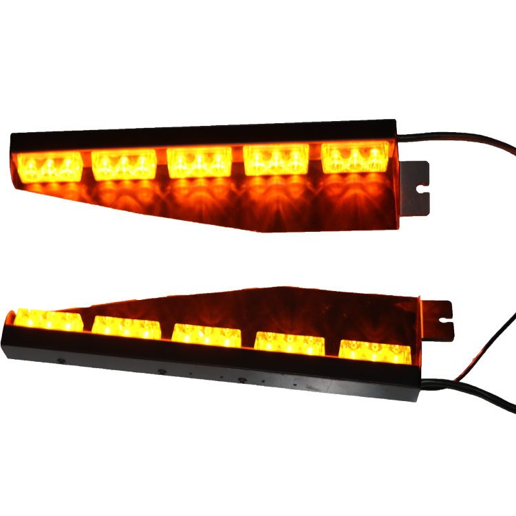 17 kinds of Flash patterns dash deck visor lightbar with amber color