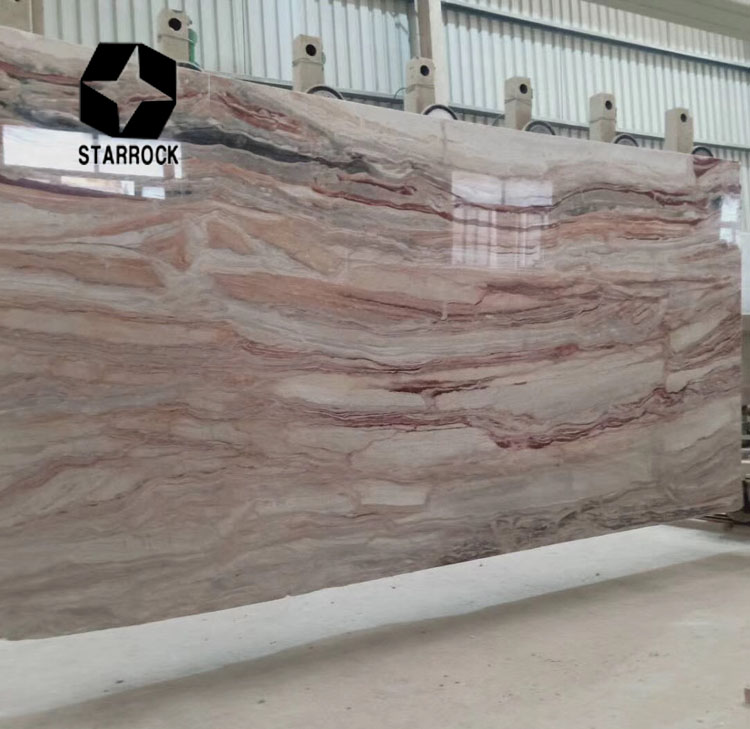 Italian Luxury Natural Polished Monica Red Marble Prices For Floor Tiles  And Big Slabs