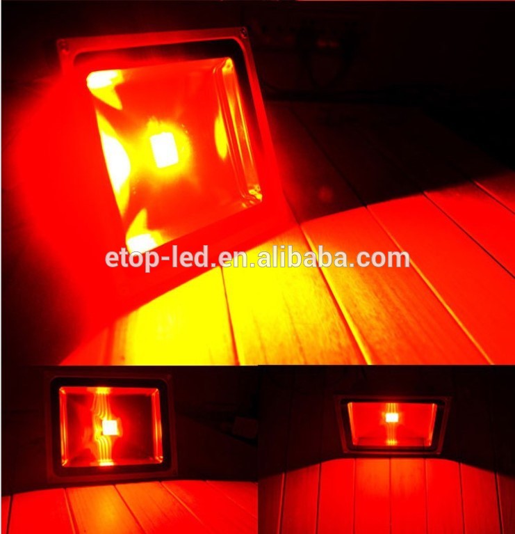 Green/Blue/Red Single color outdoor led Flood light for garden stadium