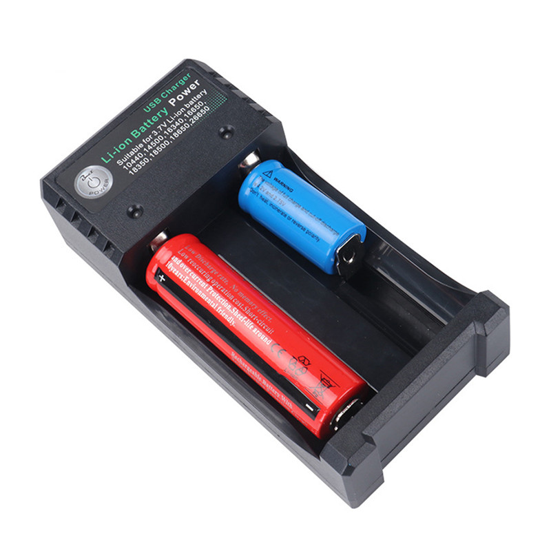 2 Solt battery  charger USB battery charger 3.7V 18650 lithium battery charger