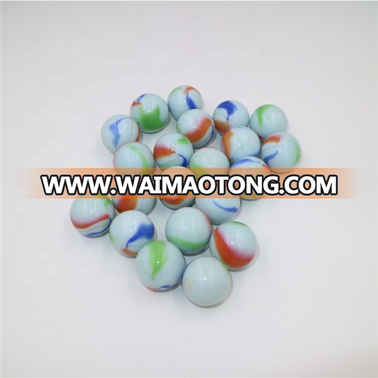 25mm top glass marble ball clear colored glass ball