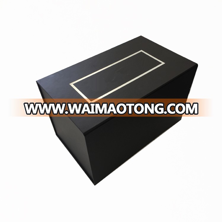 Wholesale Black Cardboard Magnetic Gift Boxes