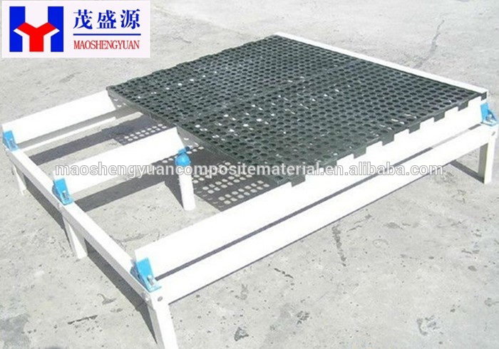 Factory supply light weight pultrusion  underprop pig farming equipment FRP girder