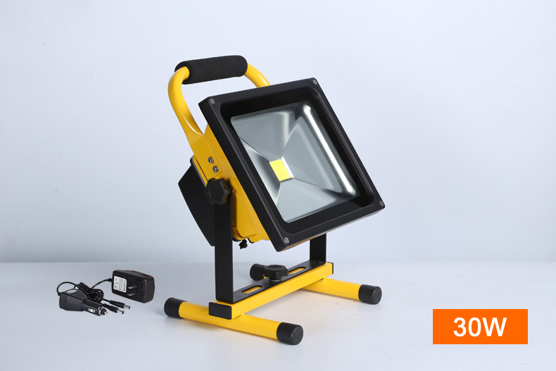 IP65 portable high brightness 10W 20W 30W 50W 100W 150W 200W led tripod stand rechargeable flood light