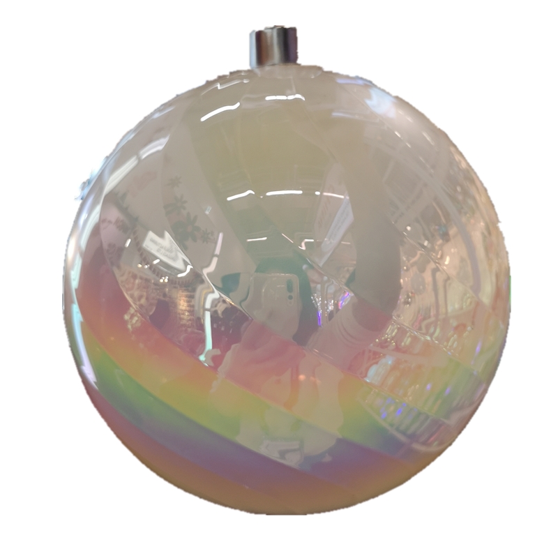 Wholesale Home Decoration with Led Rainbow Effect Hanging Glass Ball