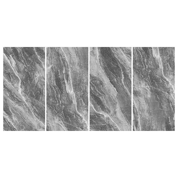 Glazed Polished Marble Porcelain Flooring Tile Oversized 150x75cm