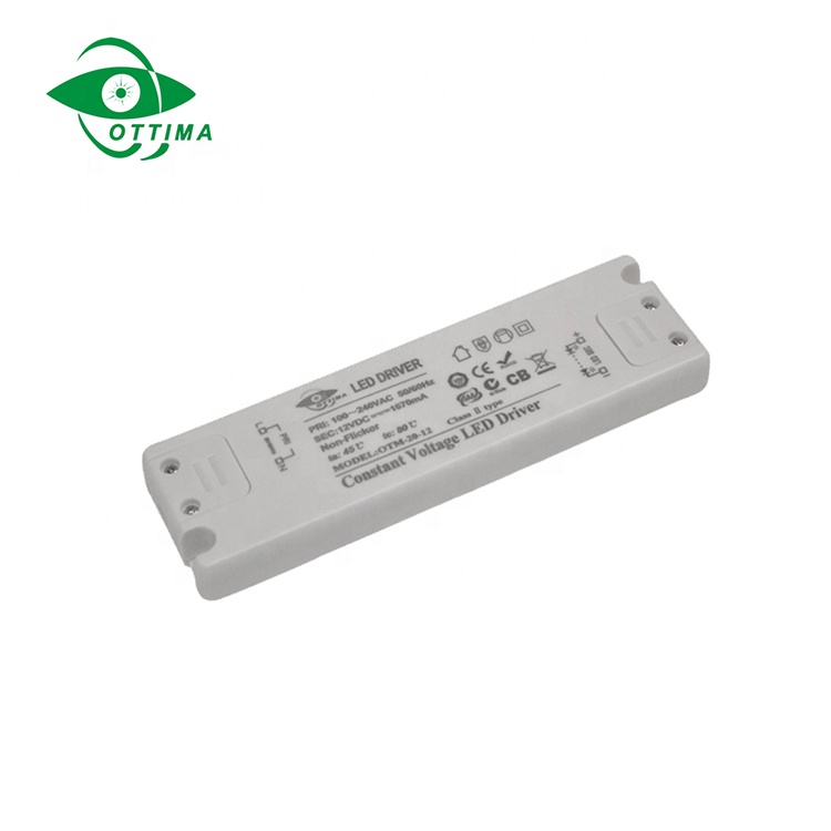 Ultra thin 24V 0.83A 20W constant voltage power supply led driver