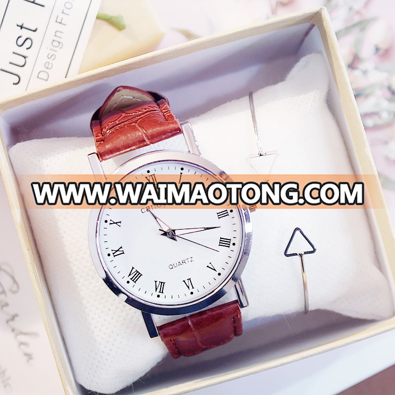 Fashion Watch Women Casual Atmosphere Korean Students Waterproof Simple Men's Watch Couple Watches