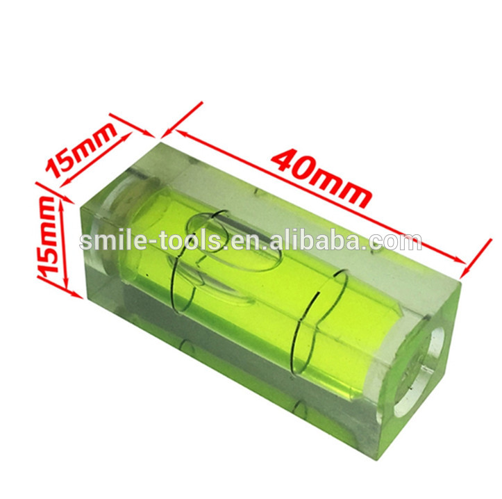 Measuring Tools 4*15*15 mm Mini Square Bubble Level for Hanging Picture