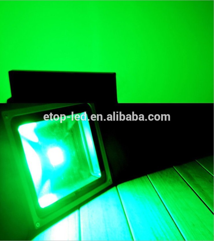 Green/Blue/Red Single color outdoor led Flood light for garden stadium