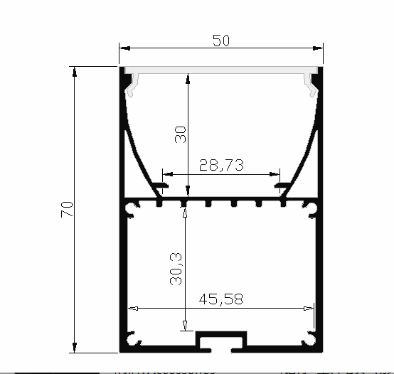 LED Strip ceiling office light 4ft 20W 25W 30W Aluminum housing suspended fixture pendant light led linear lamp for indoor