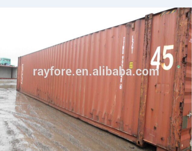 Ningbo Qingdao CSC Certified 45HQ 45ft high cube Used Shipping Container with Cargo Worthy Condition